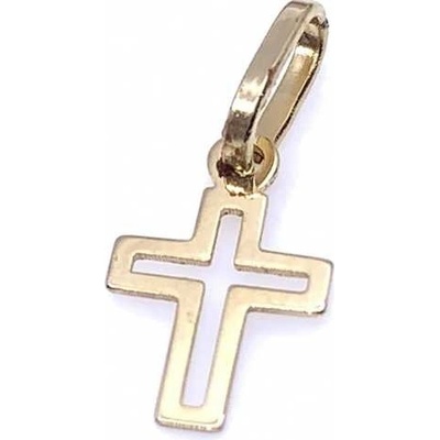 Diante Zlatý přívěsek křížek 59638047