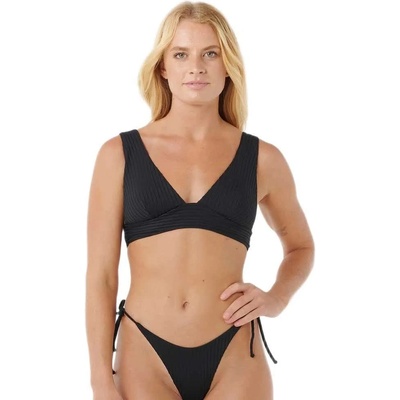 Rip Curl Premium Surf D-DD Deep V bikini top - Black (Black)