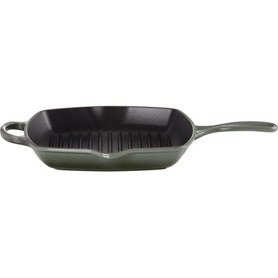 Le Creuset 20183261730422 Grilovací pánev Signature čtvercová 26 cm šedo-zelená