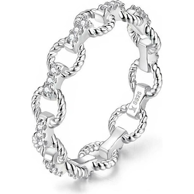 P&J Jewellery Stříbrný prsten Propletené lano SRP32