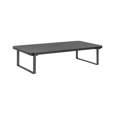 Powerton Podstavec pod monitor prostor pro klávesnici, rychlá montáž černý ocel, dřevotříska 20 – Zboží Mobilmania