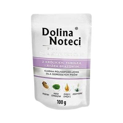 Dolina Noteci PREMIUM dla psów małych ras z królikiem, fasolką i ryżem 185g