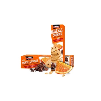 Image 1 of Боровец Мюсли бисквити "Боровец" с портокал и тъмен шоколад - 110 гр