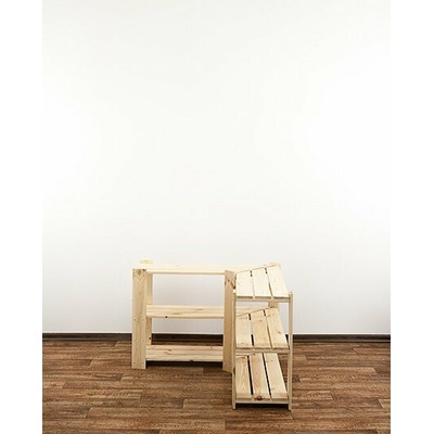 Wamar Sosenka Drevený regál Maxi 2Z+ 64 x 85 x 30 cm