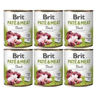 Brit Paté & Meat Duck 6 x 800 g