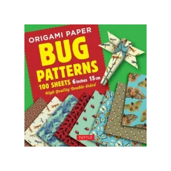 Image 1 of Origami Paper Bug Patterns - 6 inch (15 cm) - 100 Sheets | Tuttle Publishing