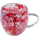 CupHup Стъклена термо чаша CupHup Passion Flower, Двойно дъно, Myrravale (02-04)