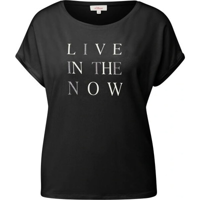 s.Oliver RL T-SHIRT černá