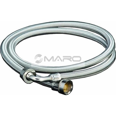 Melscher Hadice pračková napouštěcí nerezová s kolínkem 3/4" x 3/4" 100 cm FGE 34-34-100