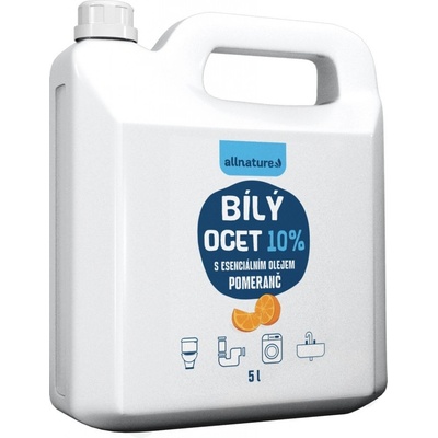 Allnature Biely ocot 10% s vôňou pomaranča 5000 ml