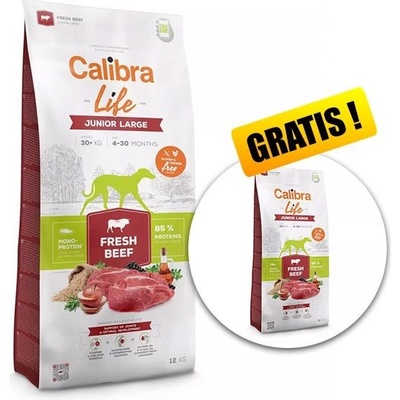 Calibra Dog Life Junior Large Fresh Beef 14,5 kg