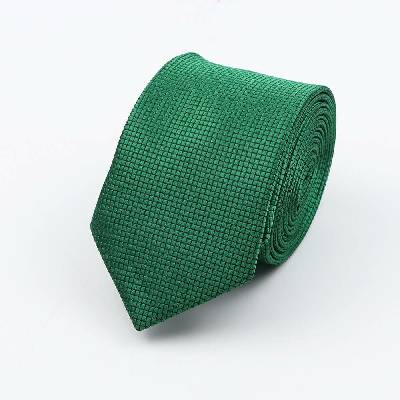 Decofashion Kravata zelená s jemnou aplikací