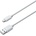 iLuv Кабел iLuv ICB263WHT, от USB-A(м) към Lightning(м), 1m, бял (ICB263WHT)