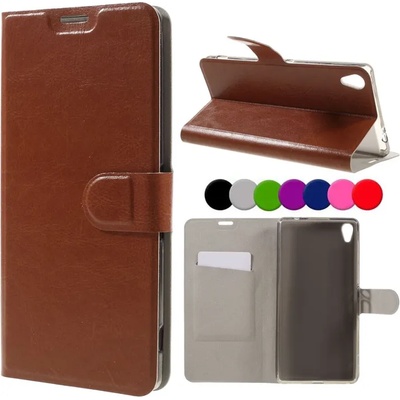 Sony Xperia XA Ultra Magnetic Wallet Кожен Калъф и Протектор