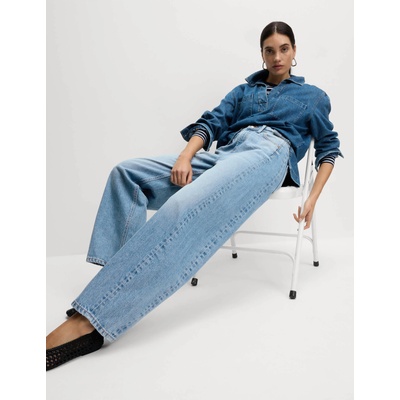 Marks & Spencer Прави дънки със средна талия Marks & Spencer тъмносини Marks & Spencer | Sin | ЖЕНИ | 16 SHT