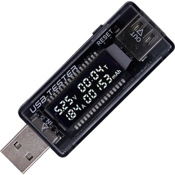 USB merač napätia a prúdu (voltmeter a ampérmeter)