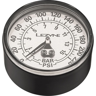 Náhradný manometer Lezyne 220 Psy Gauge 2.5" - Black/Silver uni