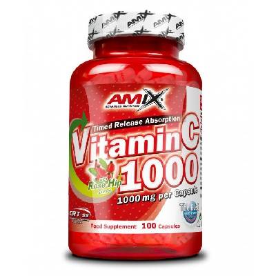 AMIX Vitamin C 1000 mg + Rose Hips 100 kaps