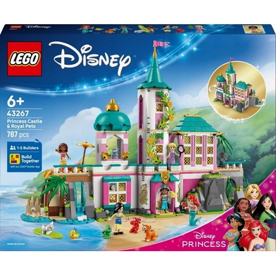 LEGO Disney 43267 Hrad princezien a kráľovskí domáci miláčikovia
