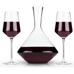 TRUEBRANDS Viski Кристален комплект за вино с декантер и 2 бр чаши raye (viski-5208)