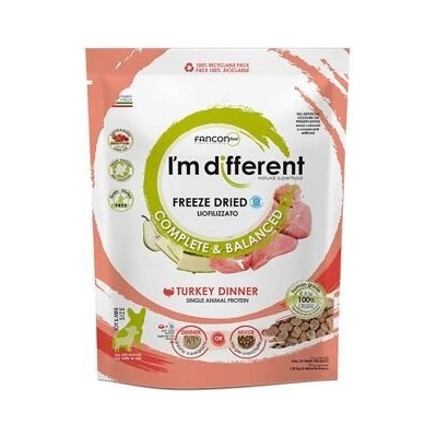 I´M DIFFERENT Turkey DINNER mrazem sušené raw krmivo s krůtou 156 g