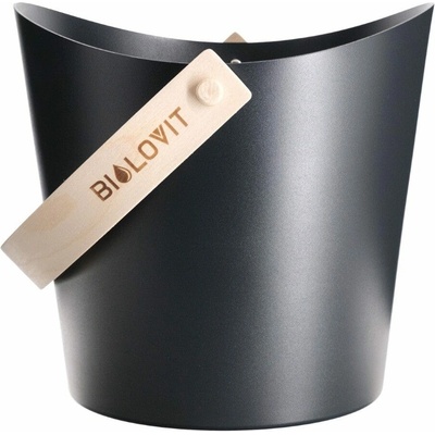 Bilovit Hliníkové vedro do sauny 7l čierna