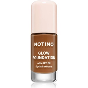Notino Glow Foundation With SPF 50 & Plant Extracts озаряващ фон дьо тен SPF 50 01 Deep Warm 30ml