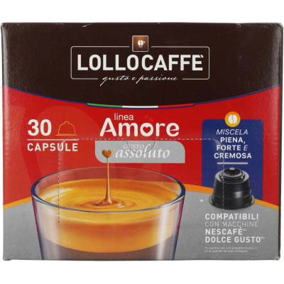 Lollo Caffe kapsule komptibilné s Nescafé a Dolce Gusto 30 ks