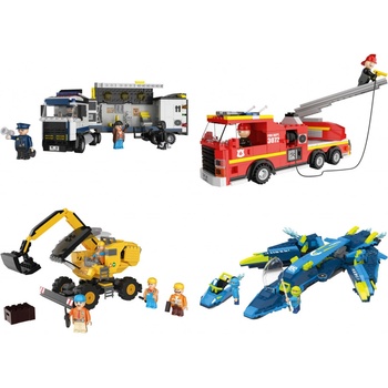 Playtive Clippys Stavebnice "M" (dobrodružný jet)