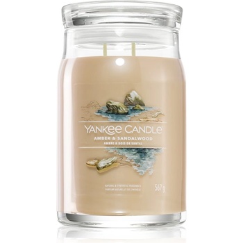 Yankee Candle Amber & Sandalwood ароматна свещ 567 гр