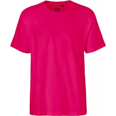 Neutral pánské tričko Classic Zářivě růžová