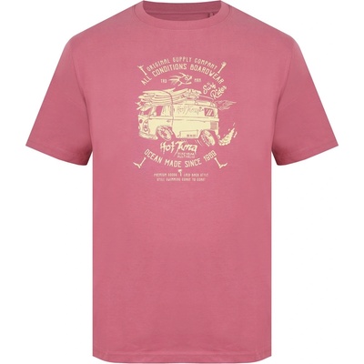 Hot Tuna Мъжка тениска Hot Tuna Crew T Shirt Mens - Red Van