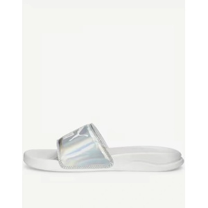 PUMA Popcat 20 Irridescent Slides White - magazinko