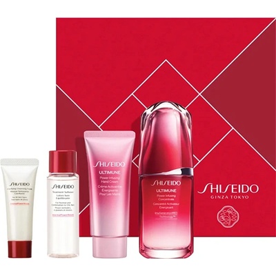 Shiseido Ultimune комплект с енергизиращ и защитен концентрат за лице 50 мл за жени 1 бр