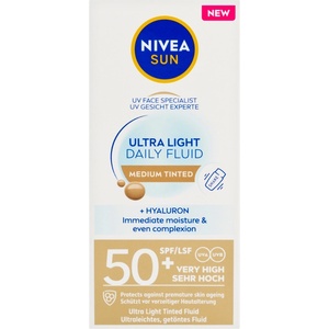 Nivea Ultra Light Fluid SPF 50+ medium 40 ml