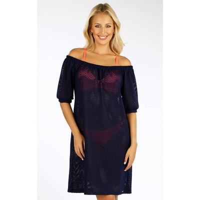 Litex Dámské plážové šaty 6G397 tm.modrá – Hledejceny.cz