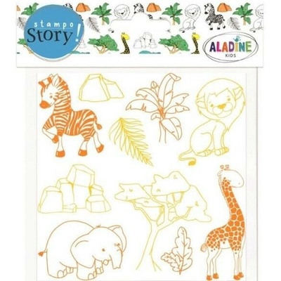 Aladine Razítka Stampo Story Safari