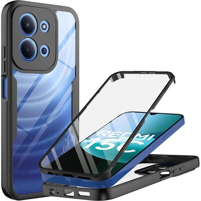 Techsuit Калъф за Xiaomi Redmi 15C 4G / Redmi 15C 5G - Techsuit - ColorVerse 360 Series + Screen Protector - Черен