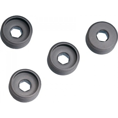 MUGEN Alu nastavitelné matky přední nábojů 4 ks Seiki