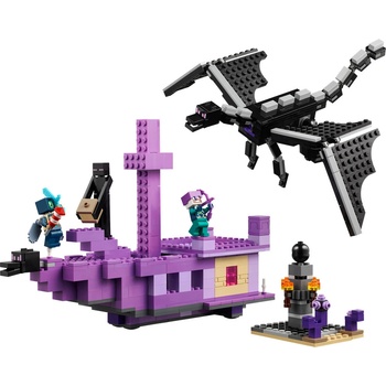 LEGO® Minecraft 21264 Drak z Enderu a loď z Endu