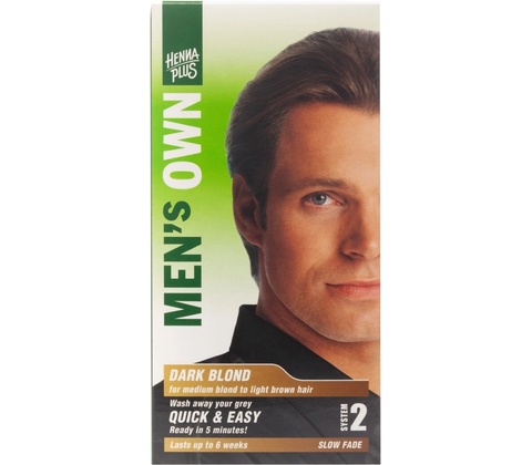 HennaPlus přírodní barva na vlasy pro muže tmavá blond 80 ml