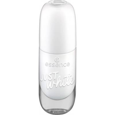 Essence Gel Nail Colour 33 Just White Lak na nechty 8 ml