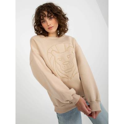 Ex Moda Sweatshirt-EM-BL-617-4.41P-beige krémová