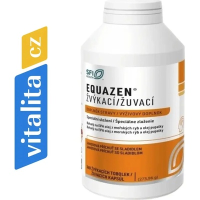 Equazen 360 žvýkacích kapslí jahodová příchuť