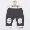 New Baby Dojčenské bavlnené tepláčky Cool grafitové