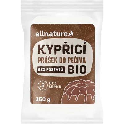 Allnature Kypriaci prášok do pečiva BIO 150 g
