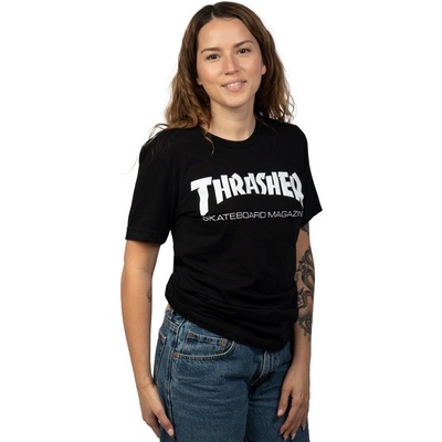 THRASHER GIRLS SKATE MAG TEE Black