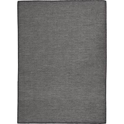 vidaXL Градински плоскотъкан килим, 200x280 см, сив (340777)