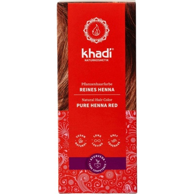 Khadi rostlinná barva na vlasy čistá henna 100 g