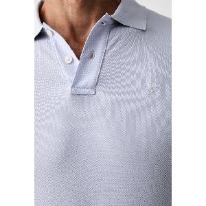Hackett London тениска с яка мъжка от памук (HM5600203)